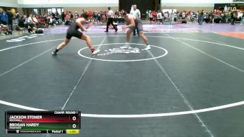 215 lbs Champ. Round 1 - Brogan Hardy, Piedmont vs Jackson Stoner, Rockwall