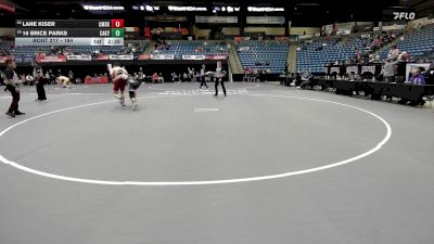 184 lbs Cons. Round 1 - Lane Kiser, Cumberlands vs 16 Brice Parks, Campbellsville