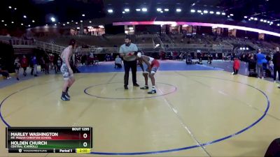 144 lbs Champ. Round 2 - Marley Washington, Mt. Pisgah Christian School vs Holden Church, Central (Carroll)