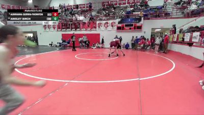 JH 138 lbs Cons. Round 2 - Ainsley Birch, EDMOND MEMORIAL vs Aubrianna Guerra-Thornton, DEL CITY