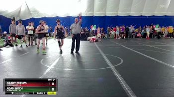 120 lbs Round 1 (8 Team) - Adam Hoch, Alpha Elite vs Grady Phelps, Mustang WC