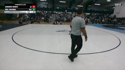 141 lbs Cons. Round 3 - Andrew Minko, Ursinus vs Neil Sharma, McDaniel