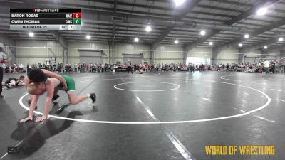 157 lbs Round Of 32 - Baron Rosas, Maize Wrestling Club vs Owen Thomas, CIWC-Team Intensity
