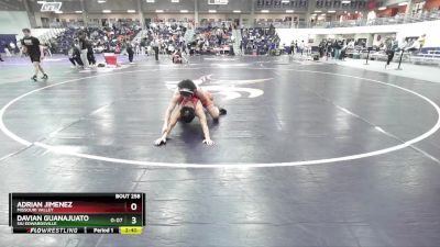 125 lbs Quarterfinal - Adrian Jimenez, Missouri Valley vs Davian Guanajuato, SIU Edwardsville