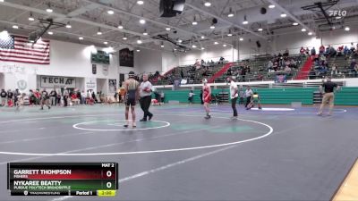 138 lbs Round 3 - Nykaree Beatty, Purdue Polytech Broadripple vs Garrett Thompson, Fishers