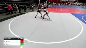 116 lbs Consolation - Brock Fry, Wcwc vs Emiliano King, Pioneer Grappling