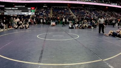 2A 190 lbs Cons. Round 3 - Clark Kellar, Pasquotank County High School vs Maxwell Buckley, Lincolnton High School