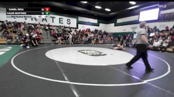 144 lbs 3rd Place Match - Daniel Resa, Golden West vs Caleb Martinez, Sanger West