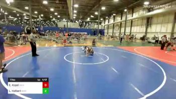 77 lbs Semifinal - Edgar Kopel, Bold vs Levi Halbert, Nebraska Boyz