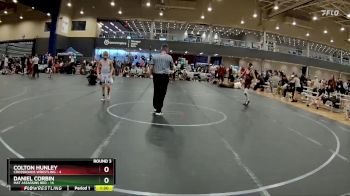 88 lbs Round 3 (4 Team) - Colton Hunley, Crossroads Wrestling vs Daniel Corbin, Mat Assassins Red