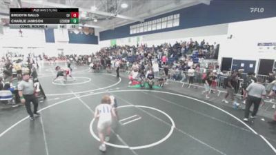 138 lbs Cons. Round 4 - Charlie Jamison, La Costa Canyon High School Wr vs Breidyn Ralls, Canyon View