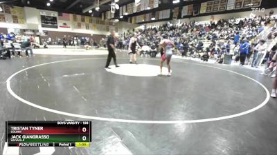 138 lbs Cons. Round 2 - Jack Giangrasso, Vacaville vs Tristan Tyner, Colony