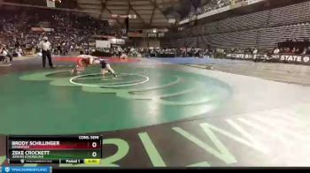 1B/2B 160 Cons. Semi - Zeke Crockett, Jenkins (Chewelah) vs Brody Schillinger, Davenport