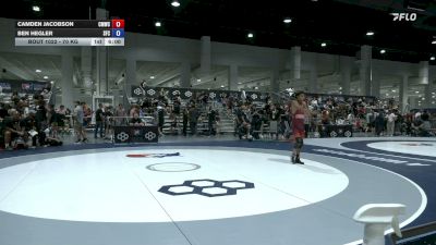 70 kg Champ. Rd Of 256 - Camden Jacobson, Colorado Mesa Wrestling Club vs Ben Hegler, Seasons Freestyle Club