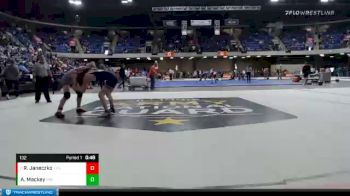 132 lbs Champ. Round 1 - Ryder Janeczko, Yorkville vs Ayden Mackey, Prairie Central