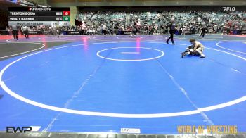 58 lbs Consi Of 16 #2 - Trenton Boisa, Warriors Of Christ Wrestling vs Wyatt Barnes, Hutchy Hammers