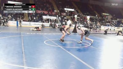 215 lbs Consi Of 8 #1 - Michael Brennan, Carver vs Joseph Blanchard, Foxborough