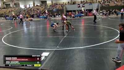 85 lbs Cons. Round 3 - David Pope, Fairview Jackets Youth Wrestling vs Wes Wagner, Stars Wrestling Club