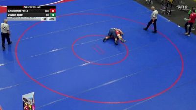 192 lbs Round Of 64 - Cameron Fritz, Susquenita vs Vinnie Hite, Bishop Guilfoyle