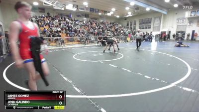 165 lbs Champ. Round 2 - Josh Galindo, La Mirada vs James Gomez, Servite