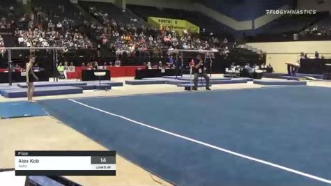 Alex Kob - Floor, Salto - 2021 USA Gymnastics Development Program National Championships