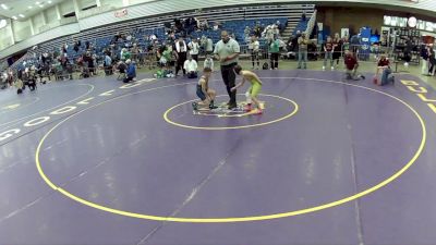 10U Boys - 77 lbs Cons. Round 4 - Weston Carr, Columbia City Wrestling Club vs Theo Bales, Contenders Wrestling Academy