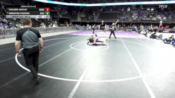 Champ. Round 1 - Brenton Padden, Harding County vs Holden Havlik, Wessington Springs/Woonsocket/Wolsey-Wessington