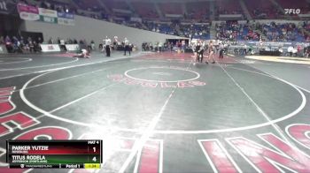 6A-150 lbs Champ. Round 1 - Parker Yutzie, Roseburg vs Titus Rodela, Jefferson (Portland)