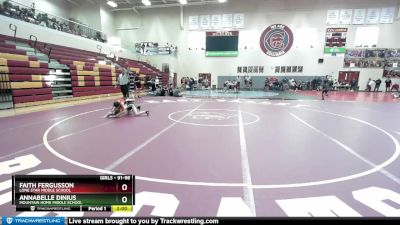 79-86 lbs Round 1 - Rylee Fries, Kuna Middle School vs Bentley Ziemer, East Valley Middle School