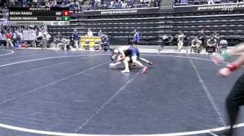 165 lbs Quarterfinal - Micah Hanau, Army vs Mason Reiniche, Tennessee-Chattanooga