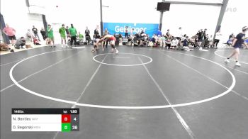 148 lbs Quarterfinal - Noah Bentley, Virginia Team Predator vs Owen Segorski, Michigan Grapplers