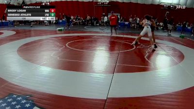 138 lbs Champ Round 1 (16 Team) - Brody Logan, Wheaton Warrenville South vs Geneseo Athlete, Long Prairie Grey Eagle-Browerville Wolves