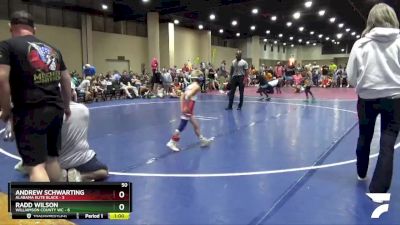 50 lbs Round 3 (8 Team) - Radd Wilson, Williamson County WC vs Andrew Schwarting, Alabama Elite Black