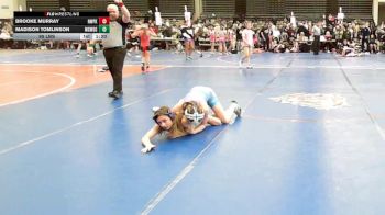 95 lbs Rr Rnd 4 - Brooke Murray, NewWhale Pink - Girls vs Madison Tomlinson, MGW Glitter & Grit - Girls