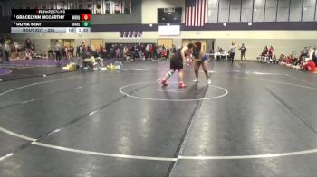235 lbs 5th Place Match - Gracelynn McCarthy, Western Dubuque vs Olivia Seay, Wahlert Catholic