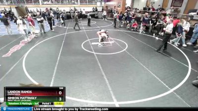 138 lbs Champ. Round 2 - Landon Ramos, Castle Rock vs Simeon Mattingly, West Valley (Spokane)