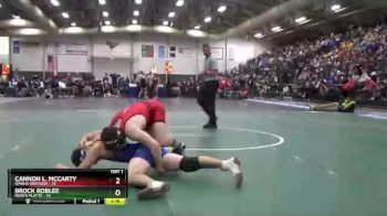 170 lbs Semis & 1st Wrestleback (8 Team) - Cannon L. McCarty, Omaha Westside vs Brock Roblee, North Platte