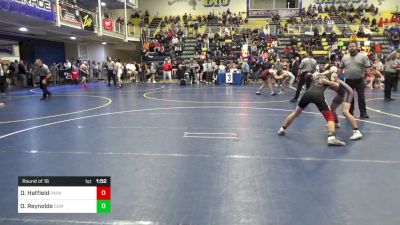 121 lbs Round Of 16 - Darren Hatfield, Parkersburg South-WV vs Owen Reynolds, Commodore Perry