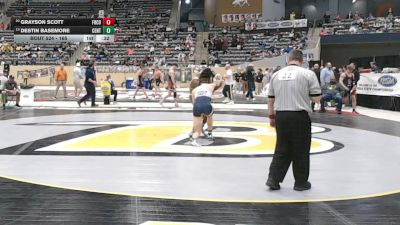 165 lbs Cons. Round 2 - Grayson Scott, Franklin County vs Destin Basemore, Central