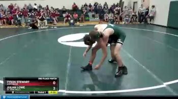 126 lbs 3rd Place Match - Tyson Stewart, Scottsboro vs Julian Lowe, St. John Paul II