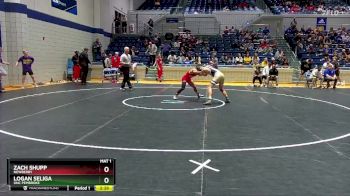 125 lbs Semifinal - Zach Shupp, Newberry vs Logan Seliga, UNC Pembroke