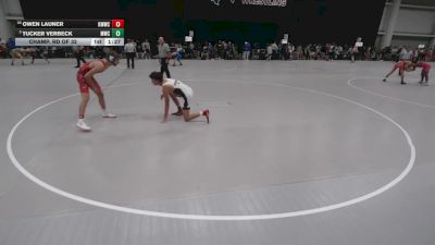 126 lbs Champ. Rd Of 32 - Tucker Verbeck, Maize Wrestling Club vs Owen Launer, Kearney MatCats Wrestling Club