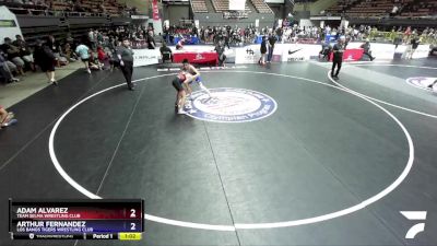 119 lbs Cons. Round 3 - Adam Alvarez, Team Selma Wrestling Club vs Arthur Fernandez, Los Banos Tigers Wrestling Club