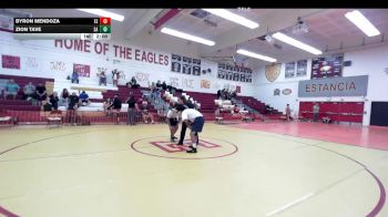 138-144 lbs Round 3 - Byron Mendoza, Unattached vs Zion Tave, Santa Ana