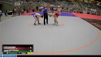 140 lbs Round 1 (4 Team) - Davin Gottschall, Oakland vs Lute Ramsden, Enterprise/Wallowa