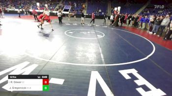 157 lbs Round Of 64 - Rhys Dewar, Central Catholic vs Joseph Gregorczyk, Saint John's