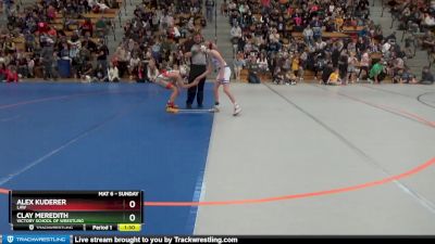 90 lbs Round 1 - Alex Kuderer, LAW vs Clay Meredith, Victory School Of Wrestling