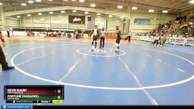 150 lbs Quarterfinal - Fortune Fangamou, Kettle Run vs Kevin Bagby, Mechanicsville