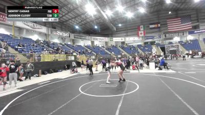 145 lbs Quarterfinal - Gentry Casias, Pikes Peak Warriors vs Addison Clixby, Team Montana