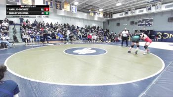 155 lbs Champ. Round 1 - Natalie Godinez, Fullerton vs Shelby Colwell, Aliso Niguel